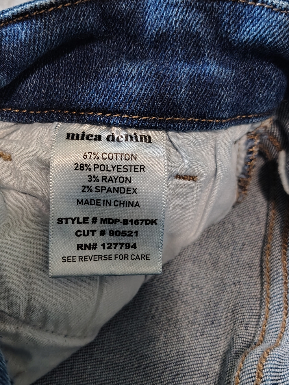 Mica High-Rise Blue Denim Flare Jeans - Picture 5 of 5
